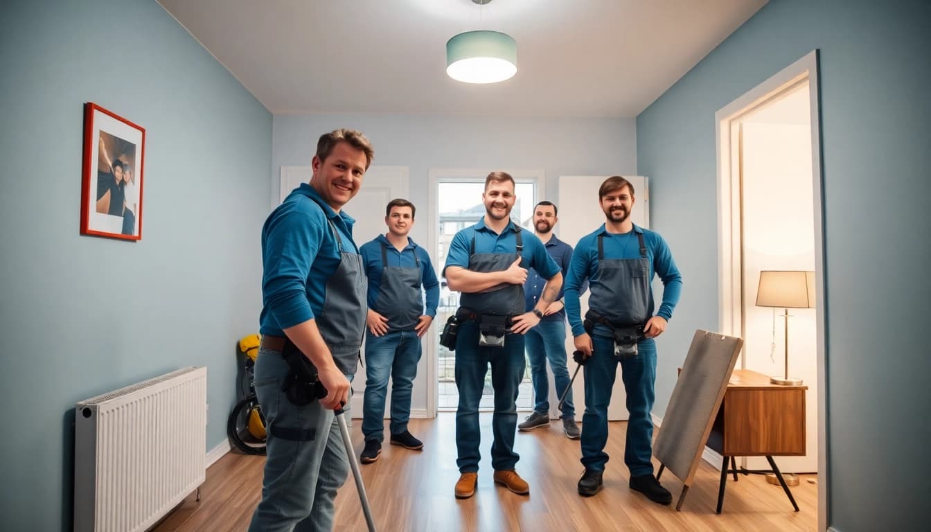 Effektive Entrümpelung Wien: Professionelles Team bei der Arbeit, um Wohnungen besenrein zu hinterlassen.