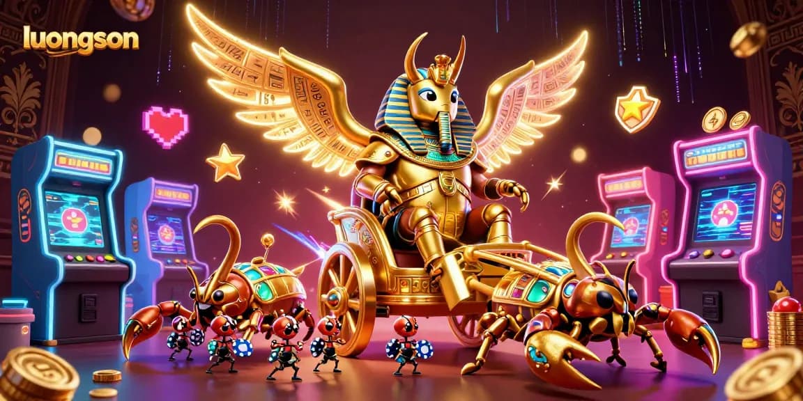 Win big with luongson as golden scarab and scorpions command the gaming scene!