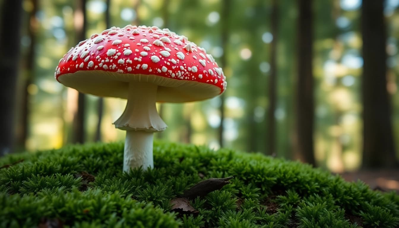 Fliegenpilz bestellen: Hochwertige Fliegenpilze in der natürlichen Umgebung entdecken.