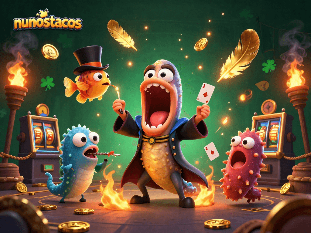 Experience the excitement of nunostacos through thrilling card magic with an eerie sea twist.