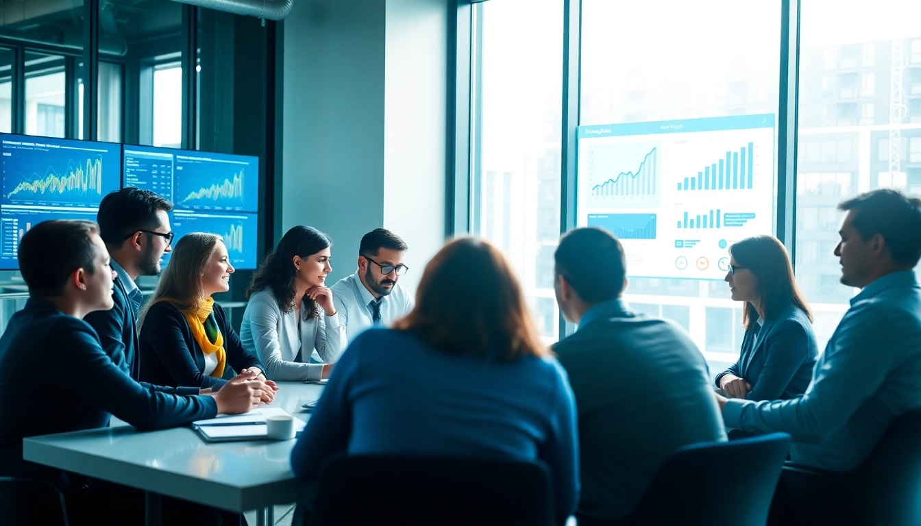 Evodrop's innovative digital marketing strategy meeting highlighting data-driven decisions.