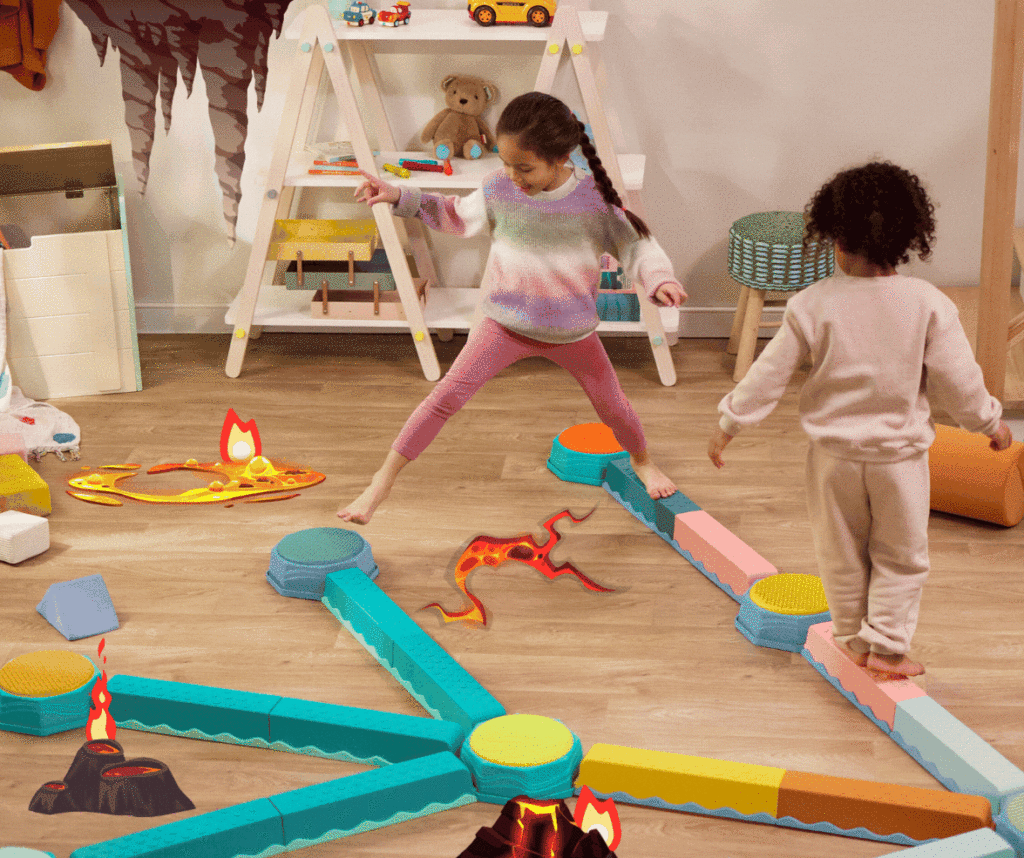 Indoor Spiele Kinder, wenn Regen das Spielen draußen verhindert