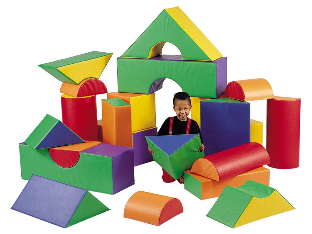Schaumstoff Bausteine Kinder fuer Spiel, Sport und kreative Abenteuer