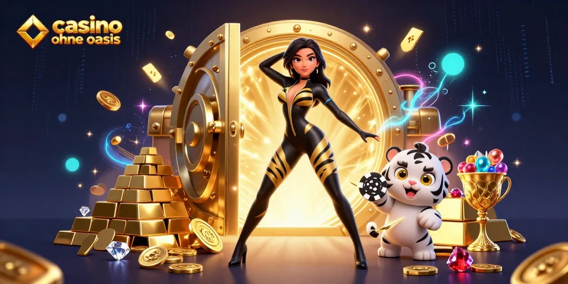 Experience casino ohne oasis with glamorous gameplay and stunning visuals in this vibrant illustration.