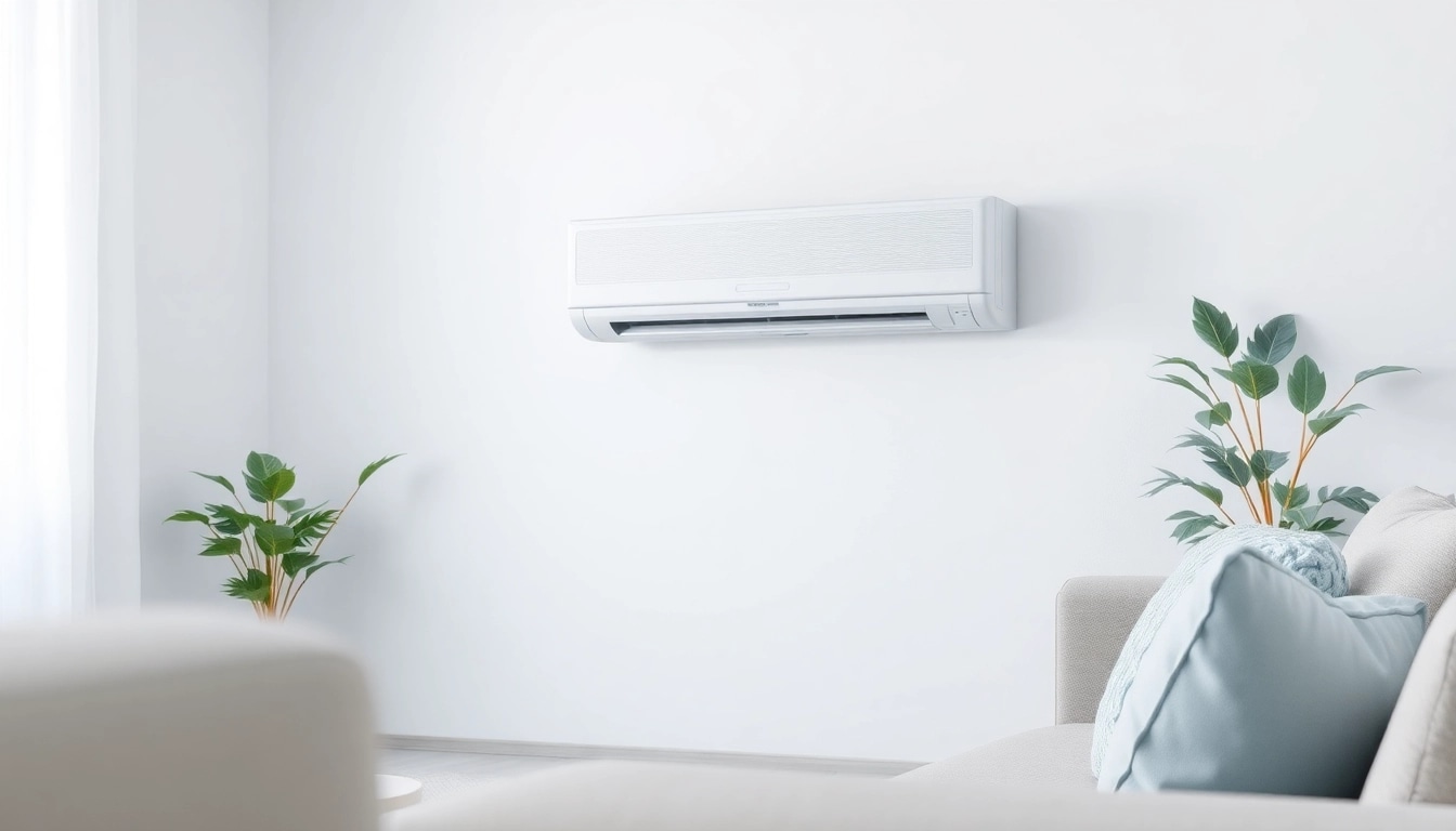 Learn about Klimaanlage kosten through a sleek air conditioning unit enhancing this stylish room.