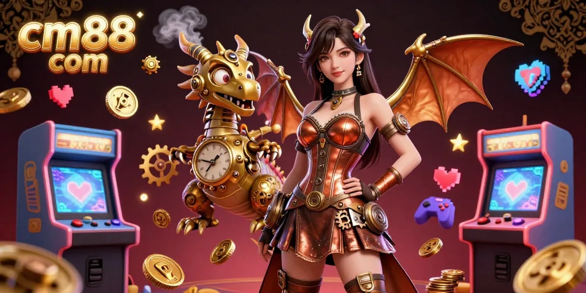 Catch the exciting action at cm88 com with vibrant 3D characters, casino elements, and gaming excitement.
