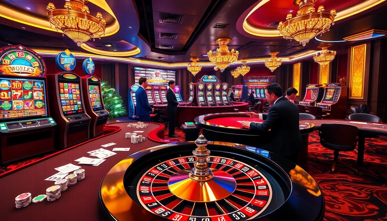 Experience qh88's vibrant online casino atmosphere with live dealers and exciting games.