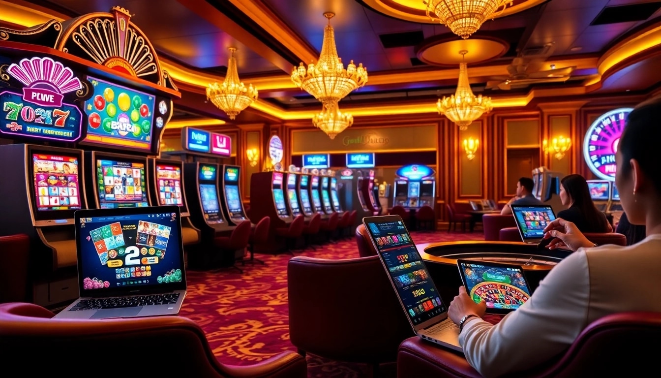 Engage in thrilling games at https://tha-bet.pro/ featuring slot machines and poker chips.