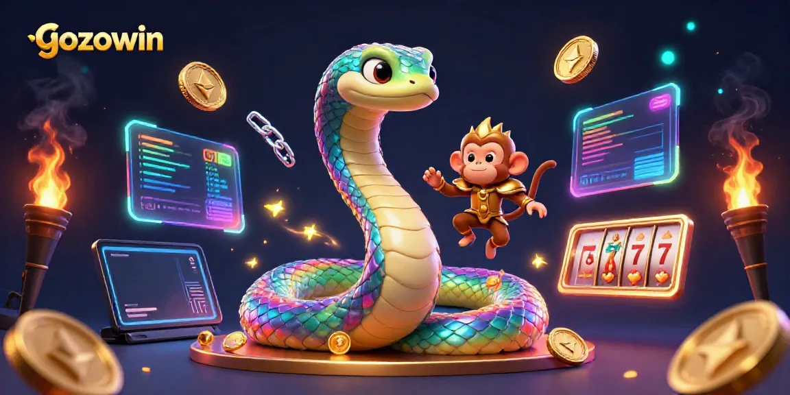 Experience the excitement of gozowin with vibrant 3D casino elements and lively characters.