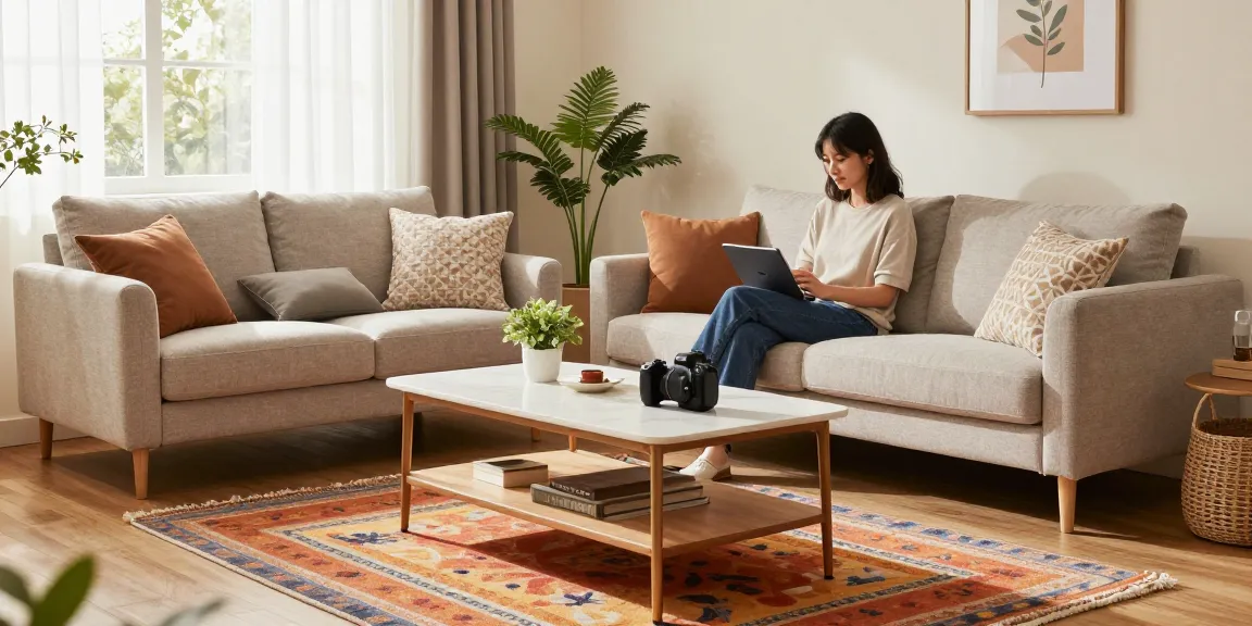 Entdecken Sie stilvolle Möbel Deutschland Online Kaufen in einem gemütlichen Wohnzimmer.