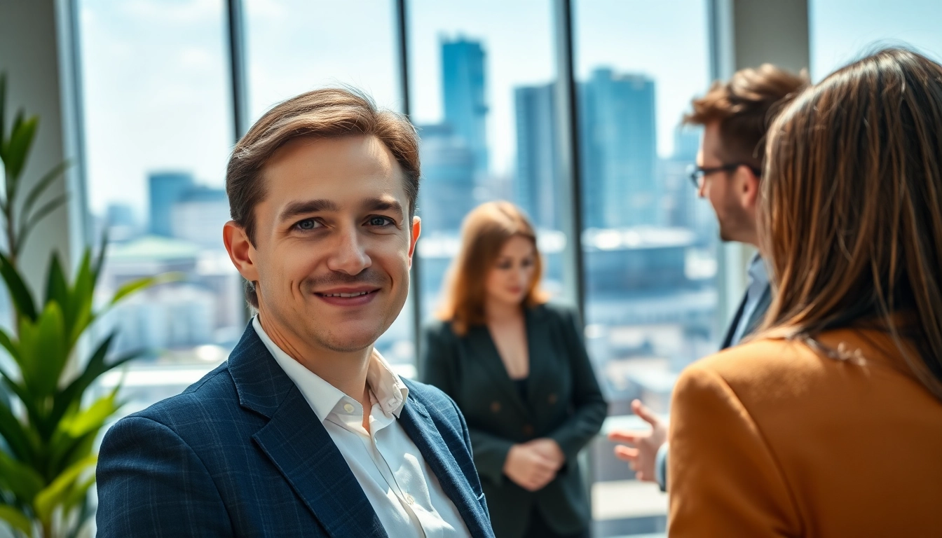 Engaging Immobilienmakler Frankfurt Preungesheim in a professional office setting.