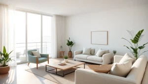 Kaufen Sie Ihre Traumwohnung in Nordzypern – modernes Interieur mit Meerblick und stilvollen Akzenten.