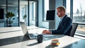 Headhunter Wolfsburg consulting a client in a modern office setting, showcasing professionalism and expertise.