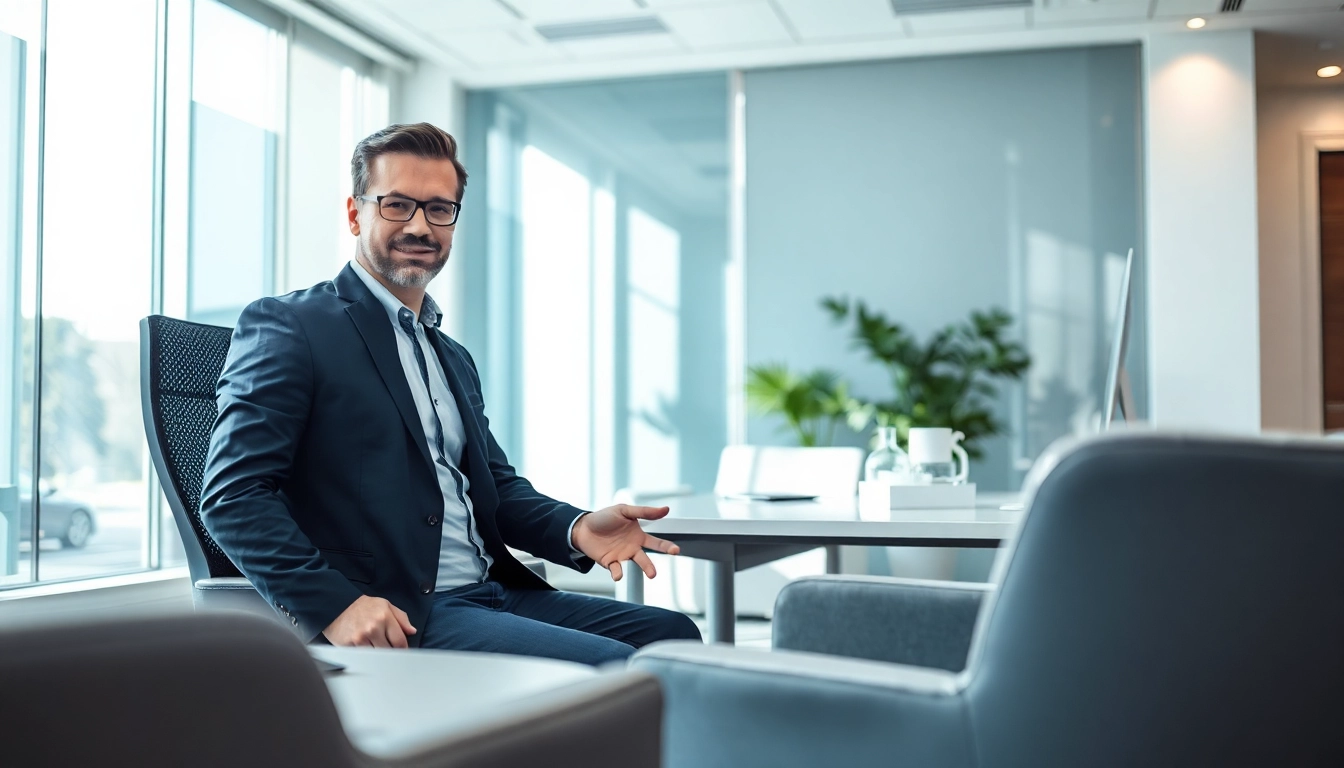 Professioneller Headhunter Krefeld in einem modernen Büro während eines Vorstellungsgesprächs