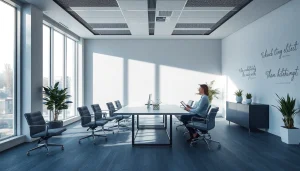 Eine einladende Büroszene, die die Kompetenzen eines Headhunter Solingen zeigt.