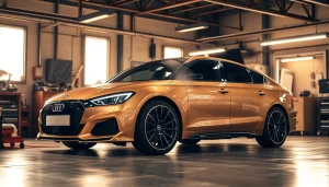 Autoaufbereitung in Duisburg: Eine hochwertige Autopflege zeigt den glänzenden Lack eines frisch aufbereiteten Fahrzeugs.