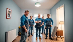 Effektive Entrümpelung Wien: Professionelles Team bei der Arbeit, um Wohnungen besenrein zu hinterlassen.