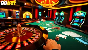 Experience the thrill of 88bet with exciting casino games, vibrant roulette, and slot machines.
