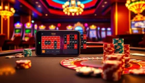 Engage with link 12bet while enjoying a luxurious gambling experience featuring roulette and poker elements.