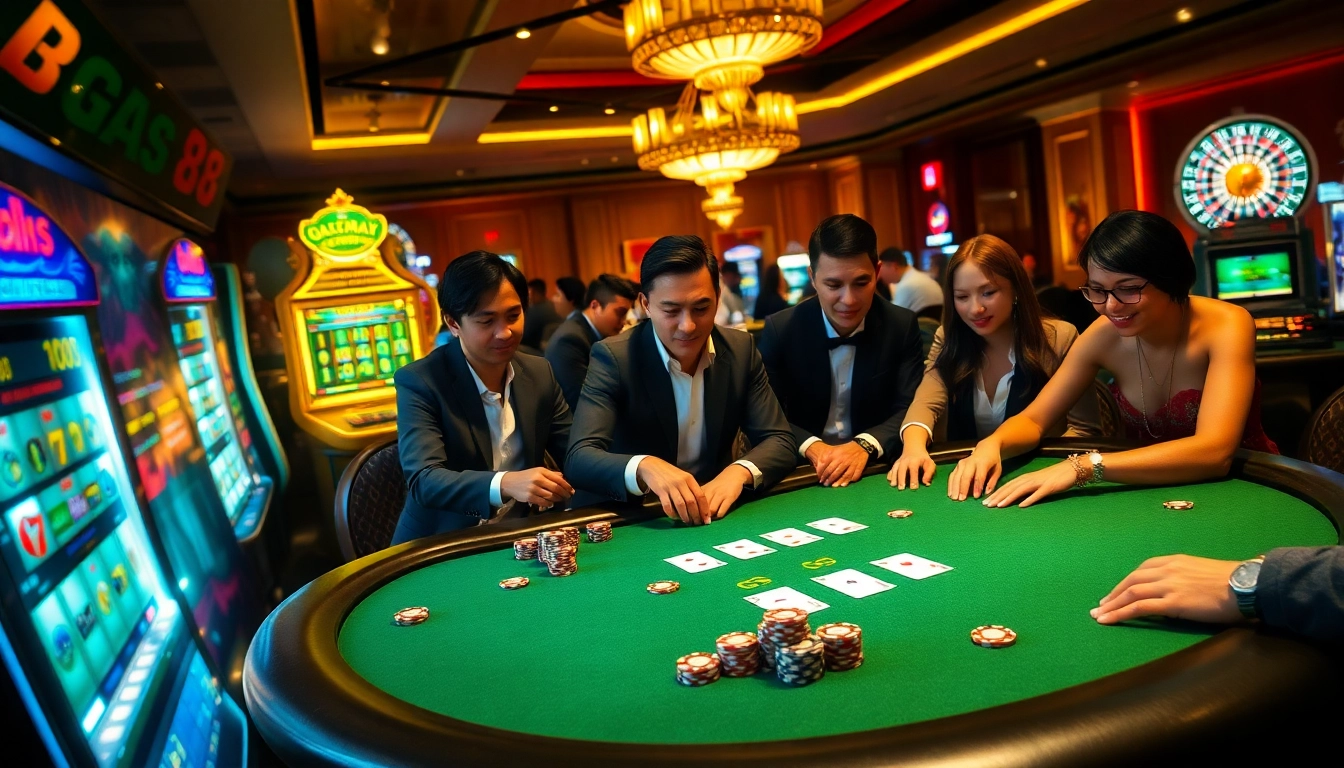 Experience high-stakes action at GG88 casino poker tables with vibrant gameplay and excitement.