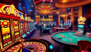 Experience the thrill of play with 79KING's vibrant casino scene full of dynamic action.
