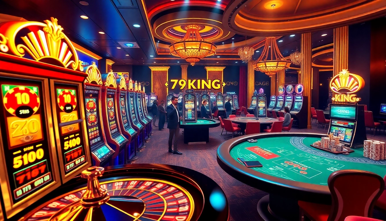 Experience the thrill of play with 79KING's vibrant casino scene full of dynamic action.