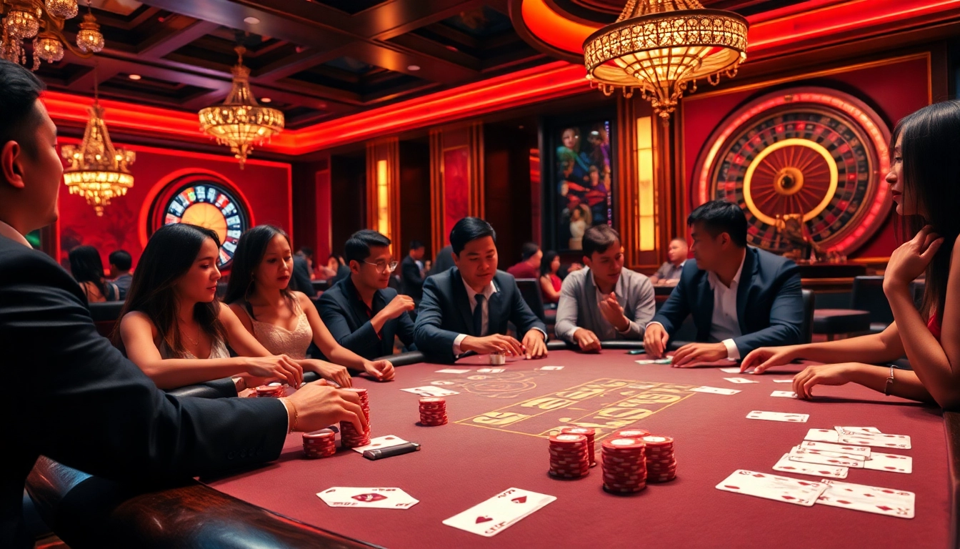 Soi Cầu Lô Kép 247 showcases an intense poker game filled with anticipation and strategic betting.