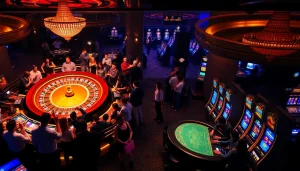 Experience thrilling gameplay at PG88 casino with roulette and blackjack tables in action.