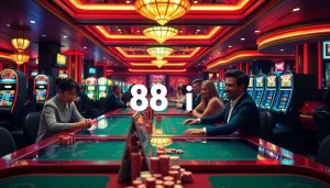 Engage in thrilling online casino games at link 88i with vibrant tables and exciting slot machines.