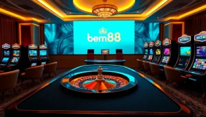 Experience the excitement of bem88 with vibrant casino games and luxurious surroundings.