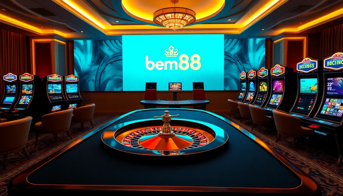 Experience the excitement of bem88 with vibrant casino games and luxurious surroundings.