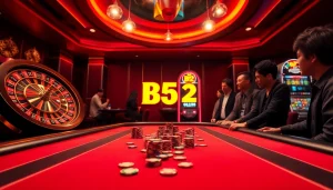 Experience the thrill of B52 Club as players engage in exciting casino games.