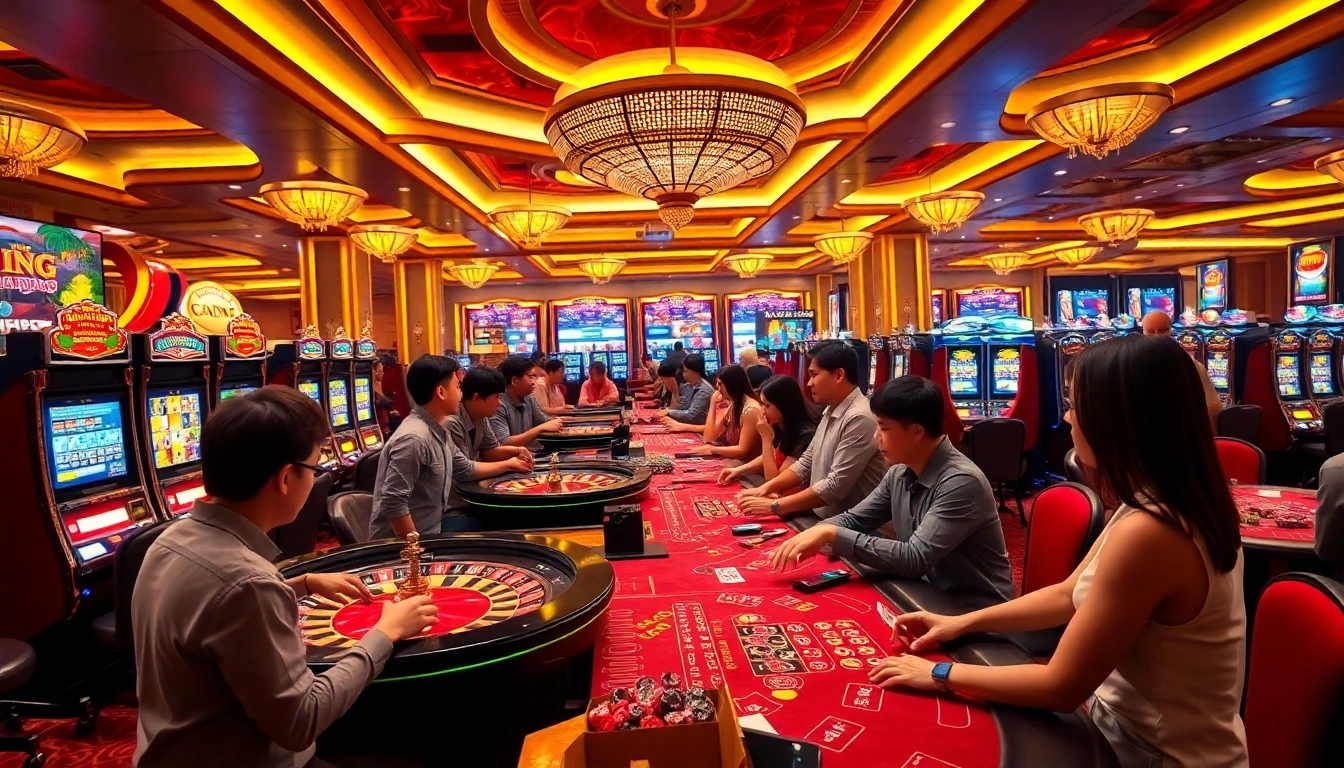 Experience the thrill of gamebaidoithuong with exciting casino gameplay and vibrant atmosphere.