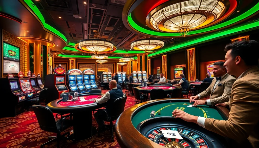 Players immersed in the excitement of XX88 casino games, showcasing poker chips and cards.