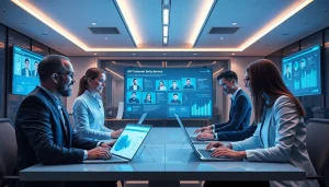 在现代办公环境中，借助美洽创新的AI平台提升客户服务水平。