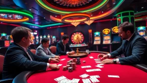 Trải nghiệm các chiến lược poker đầy kịch tính và sự phấn khích của casino tại https://luck8.com qua hình ảnh sống động.