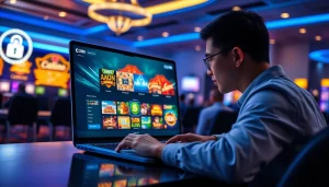 CM88 online gaming environment showcasing a modern platform interface with vibrant games and a focus on security.