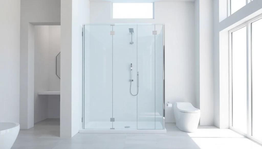 Entdecken Sie die duschkabine 80x80 in einem modernen Badezimmer mit eleganten Glas- und Chromdetails.